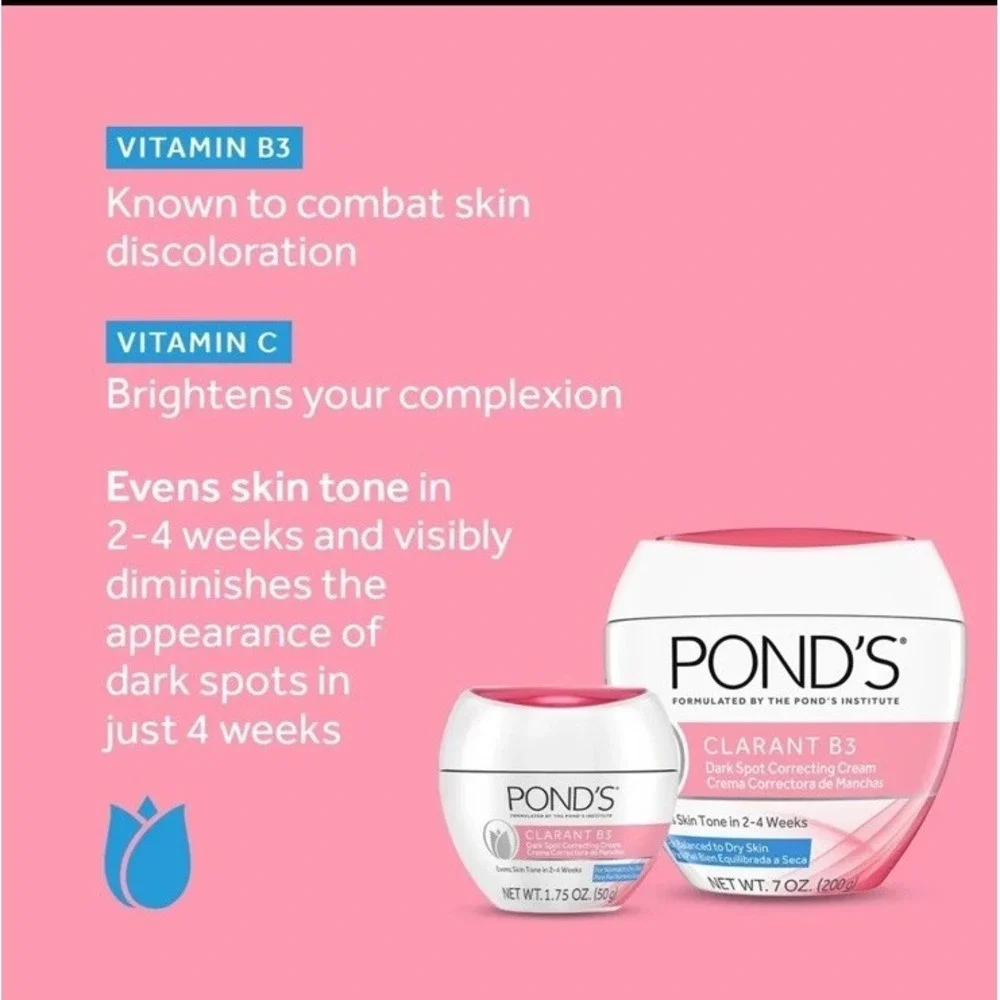 Ponds Clarant B3 Dark Spot Correcting Cream 7 Oz (2 Pack)